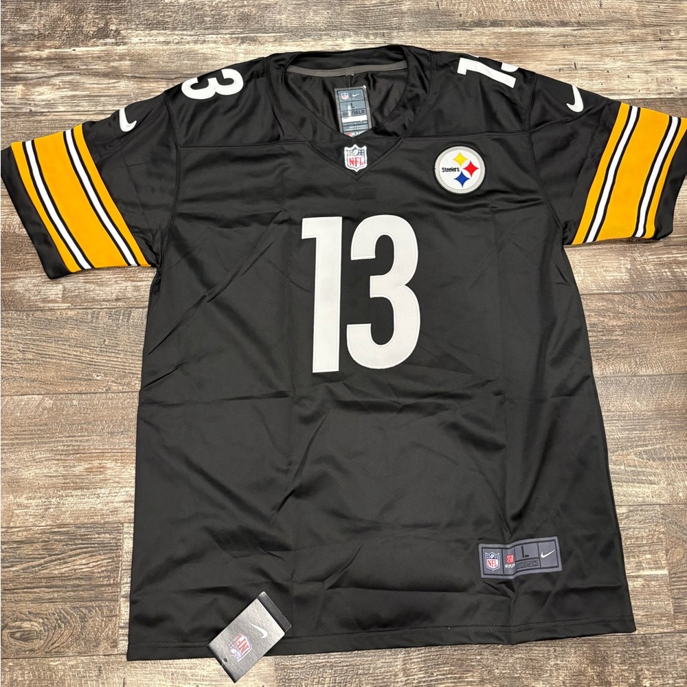 Rico Dowdle (sz below) black Pittsburgh Steelers football jersey
